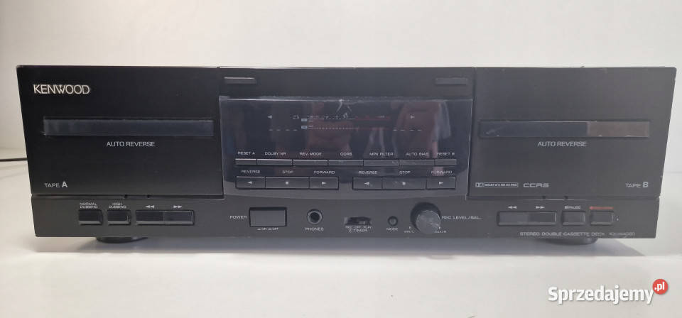 Magnetofon Kenwood KXW4080 casette deck wielkopolskie Międzychód