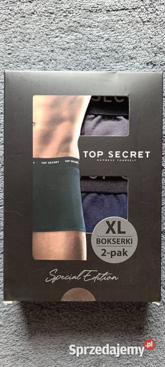 TOP SECRET bokserki męskie 2pak rozmiar XL 9498 Ełk