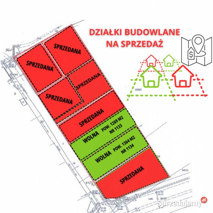 Babimost DZIAŁKI BUDOWLANE z aktualnymi