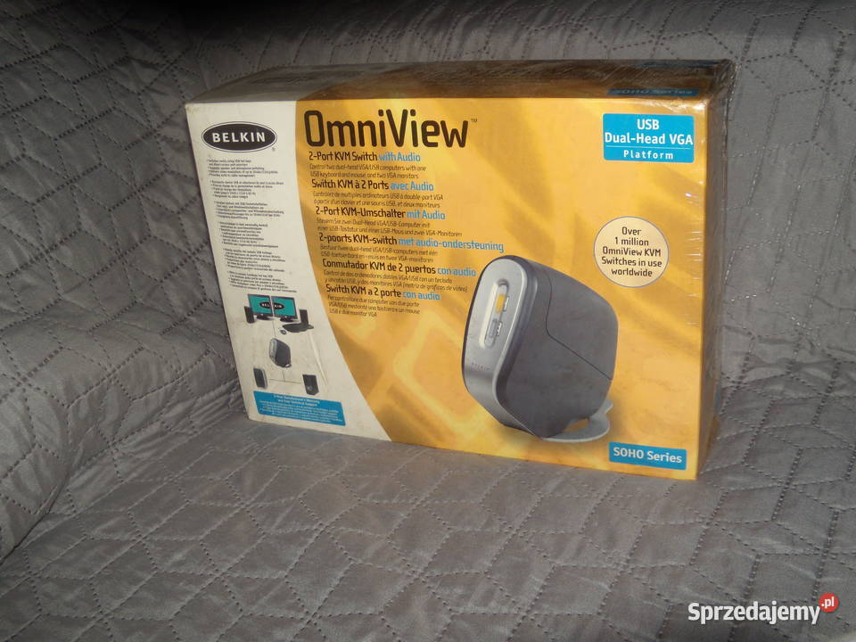 Belkin OmniView 2portowy przełącznik KMV z audio sprzedam