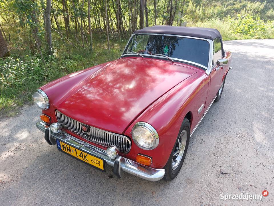MG Midget 1500 1975r cabrio Rok produkcji 1975 Dębe Wielkie