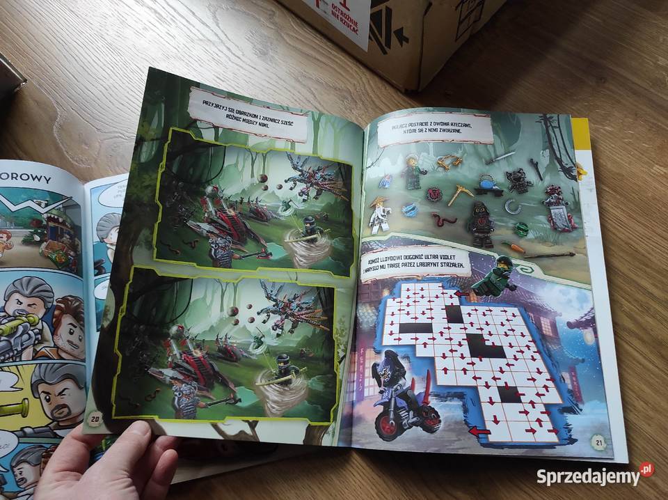 Dwie gazetki LEGO ninjago i jurrasic world Płock