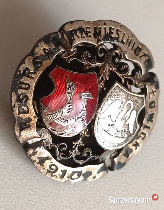 Odznaka Łowicka Resursa Rzemieślnicza 1910 Pozostałe Łódź