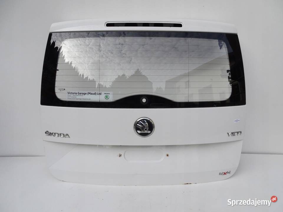 KLAPA TYŁ TYLNA BAGAŻNIKA Z SZYBĄ LF9E SKODA