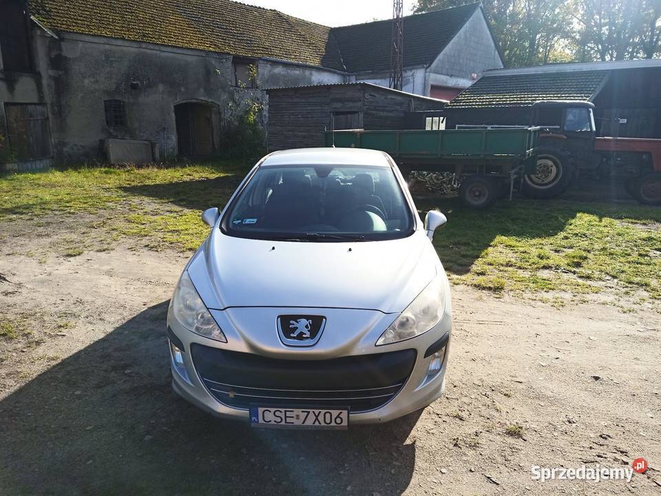 Peugeot 308 T7 2009r kujawsko-pomorskie Kcynia