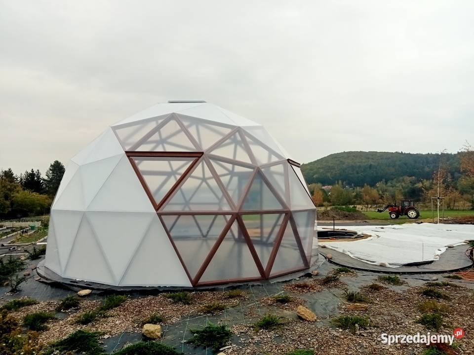 Kopuła geodezyjna 35m2 pod uprawy Kopuła dolnośląskie