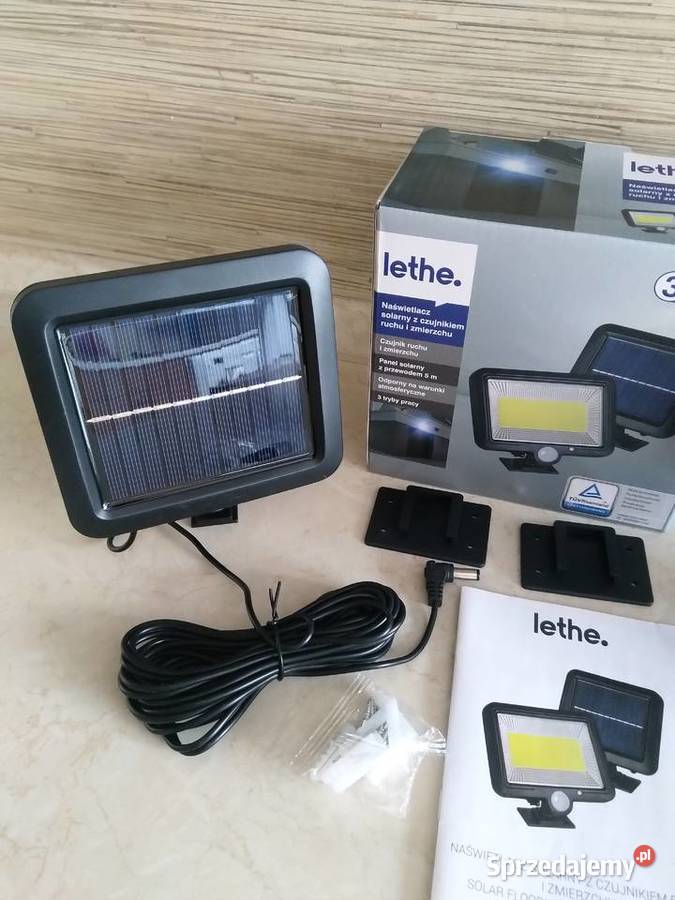 NAJTANIEJ Naświetlacz Solarny z Czujnikiem Ruchu