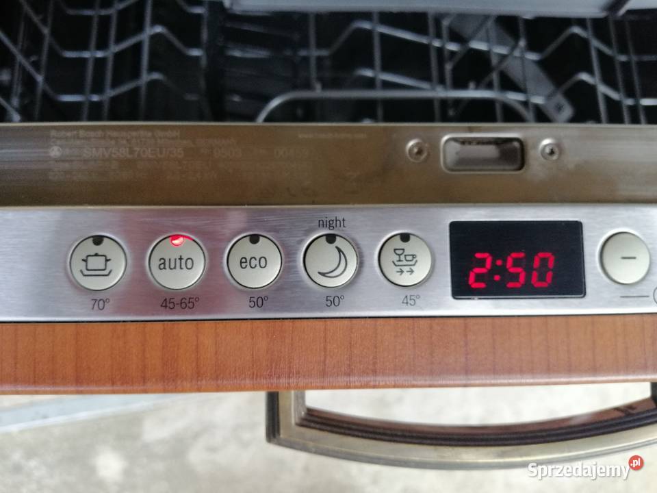 Zmywarka do zabudowy pełnej BOSCH SPV69T50EU do zabudowy łódzkie Poddębice sprzedam