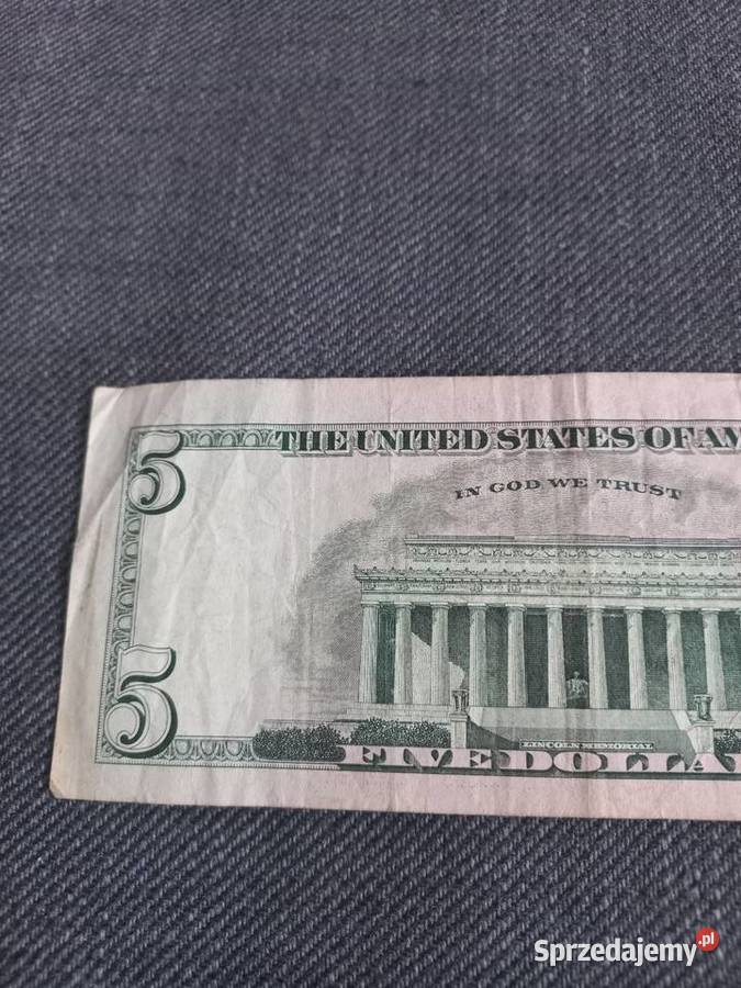 USA pięć dolarów 2006 r Warszawa