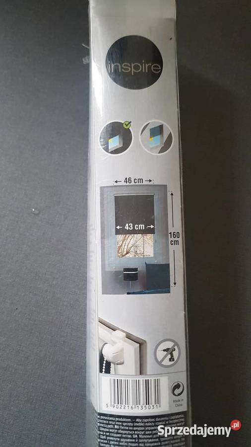 Rolety zaciemniające 46x160 1 nowa i 3 demontażu biały Kraków sprzedam