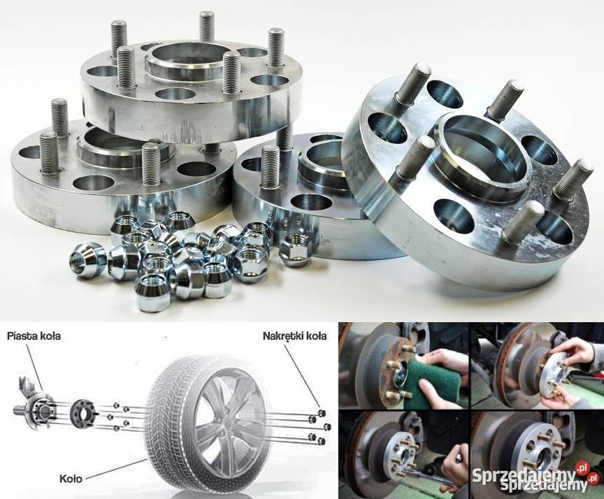 DYSTANSE ADAPTERY DO FELG KÓŁ GMC Chrysler Dodge osobowe Piotrków Trybunalski