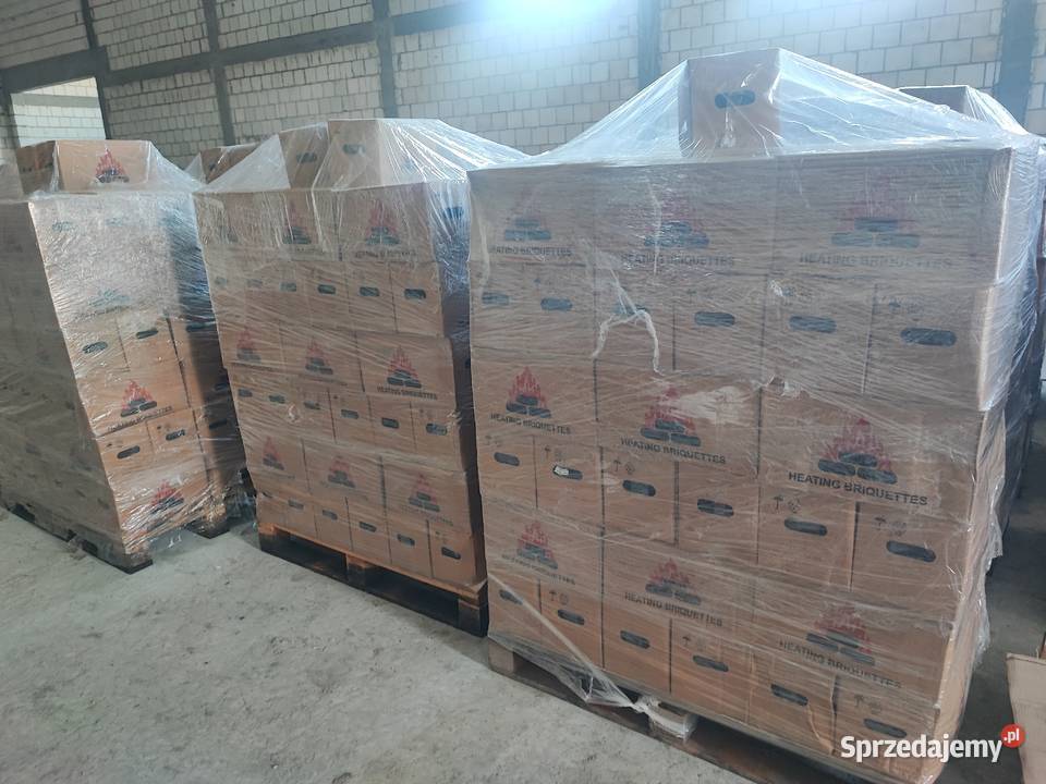 BRYKIET TORFOWY PREMIUM PAKOWANY NA PALECIE Warka