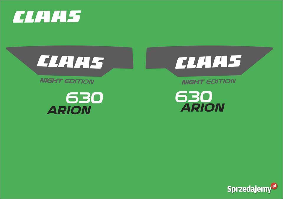 naklejki claas arion 630 night edition i inne kujawsko-pomorskie Jeżewo