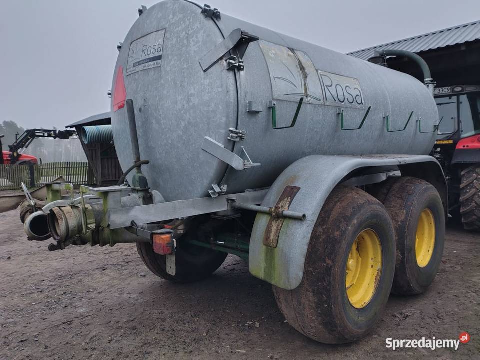 Beczkowóz wóz asenizacyjny 8000l oś skrętna Rozogi