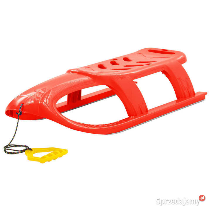 Sanki dzieci czerwone 1025x40x23 polipropylenowe Warszawa