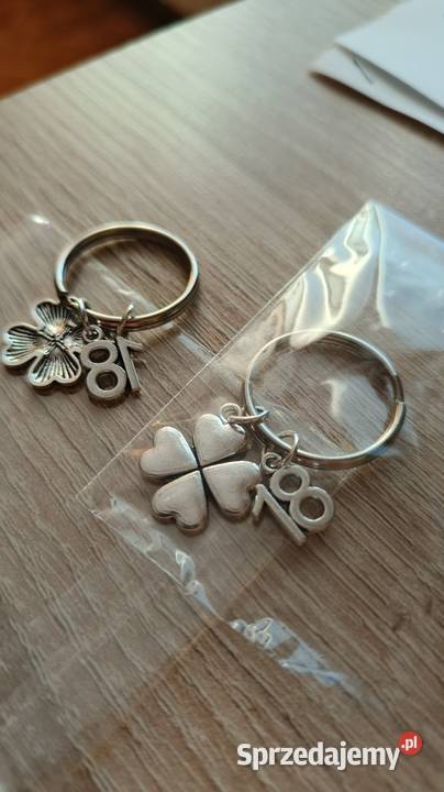 Zawieszka brelok 18 urodziny Uniseks Moda i Styl wielkopolskie Zawory