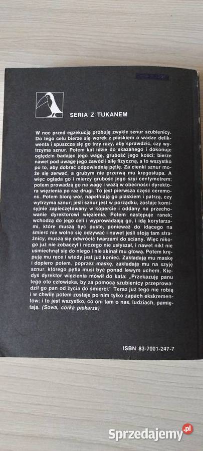 Marek Hłasko Sowa córka piekarza Lublin sprzedam