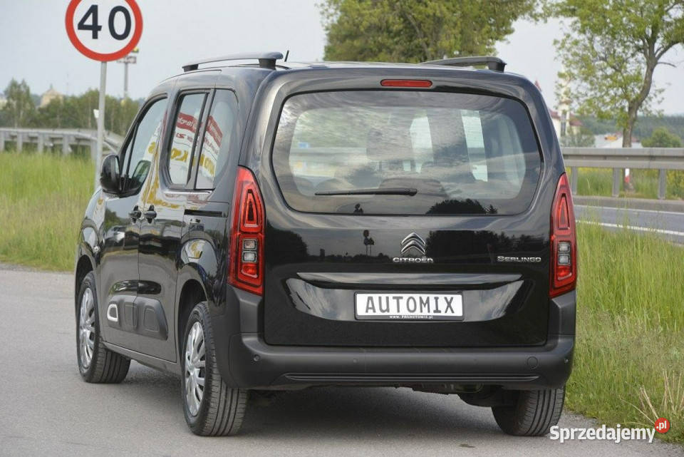 Citroen Berlingo 12 Turbo doinwestowany Rok produkcji 2019 Sędziszów Małopolski