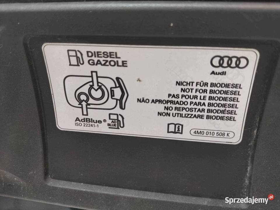 KLAPKA WLEWU PALIWA LC9X 4M0809906 Audi Q7 II świętokrzyskie sprzedam