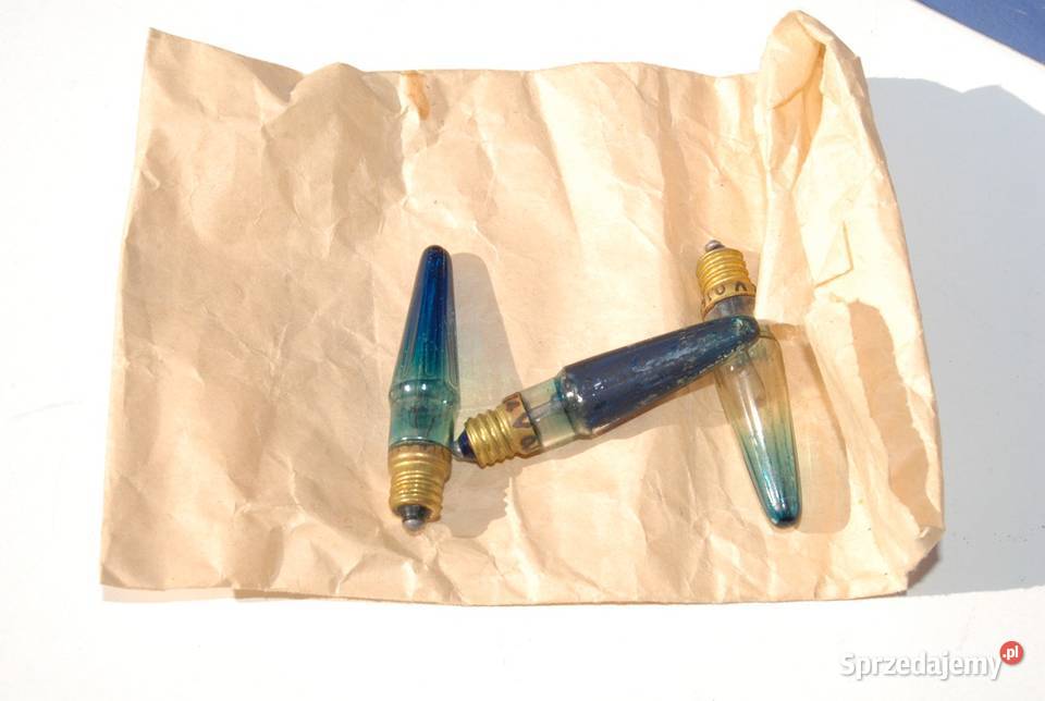 Stara ozdoba choinkowa lampki światełka