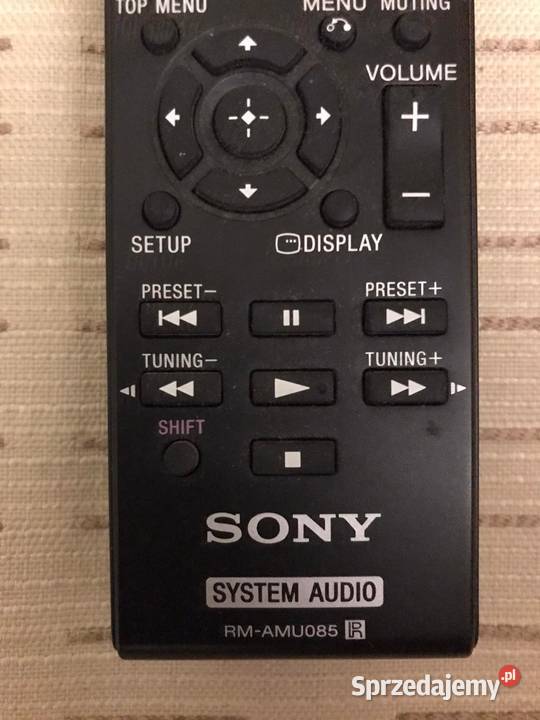 Oryginalny pilot SONY RMAMU085 wieża SONY CMT Opole sprzedam