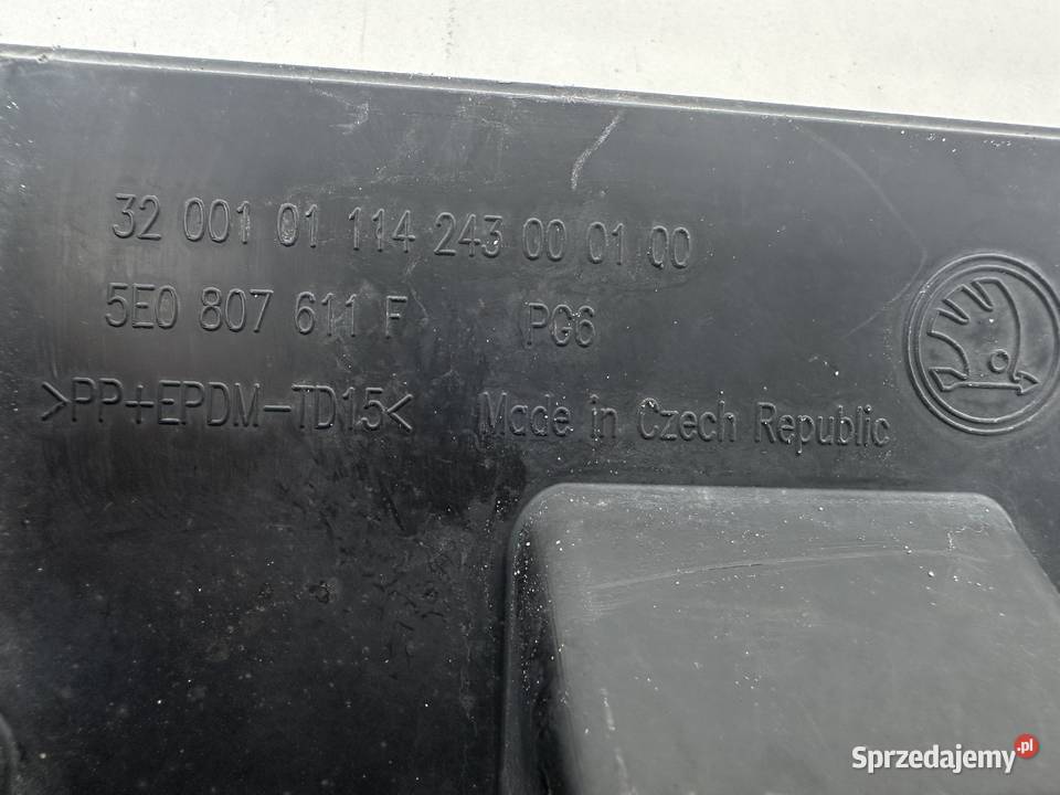 SKODA OCTAVIA III OSŁONA POD ZDERZAK 5E0807611 Międzychód