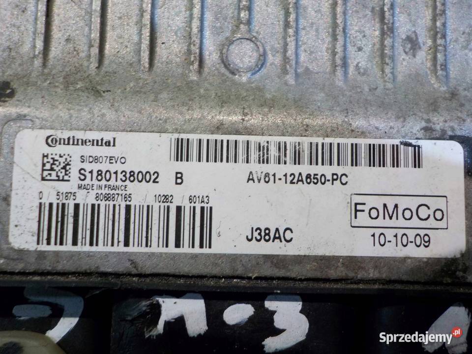 MAZDA 3 II BL 16 D 11r sterownik komputer Suków