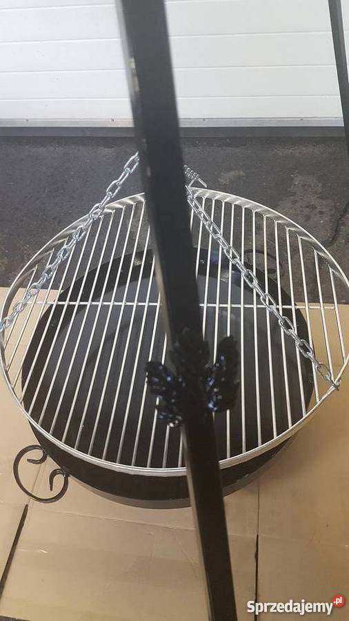 Grill metalowy trójnóg Kuty Polski rozpałka
