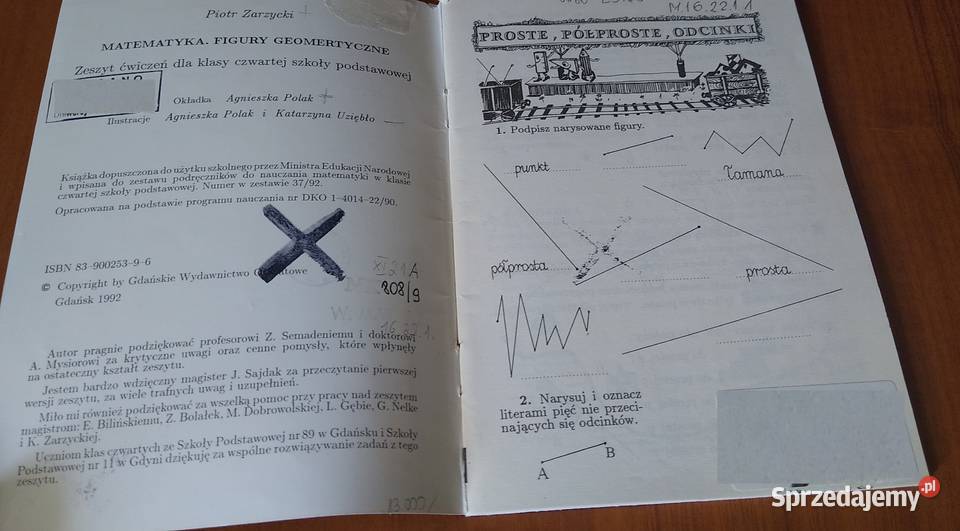Matematyka z plusem 4 figury geometryczne zeszyt miękka Gdańsk