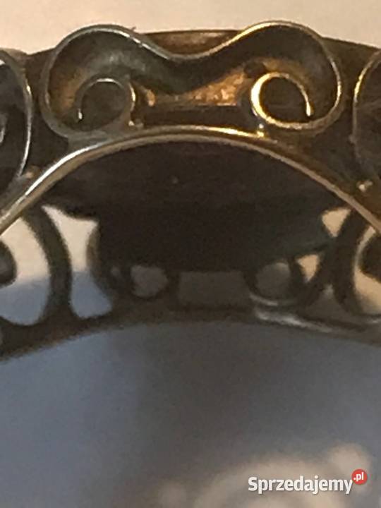 Zloty kolekcjonerski pierscionek zlat 19601970 Tychy