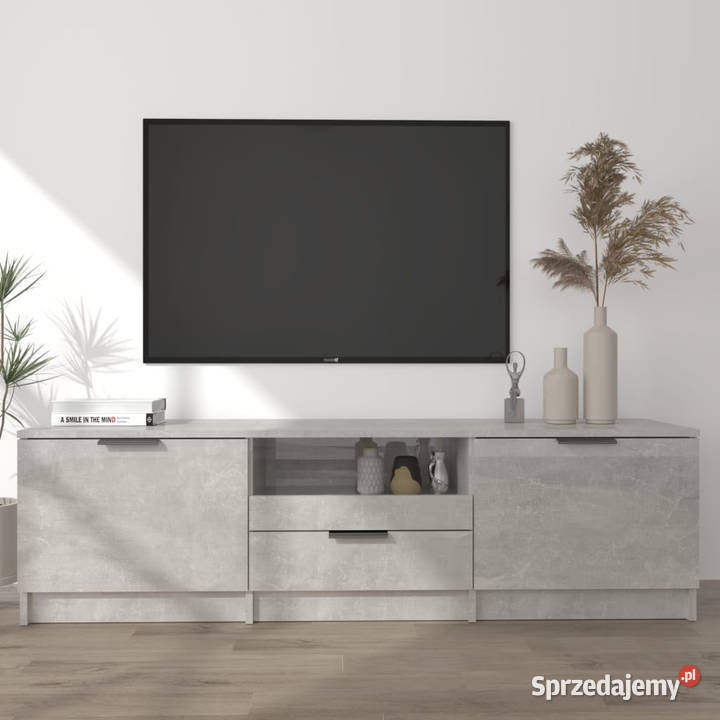 Szafka pod telewizor szarość betonu 140x35x40 mazowieckie Warszawa sprzedam