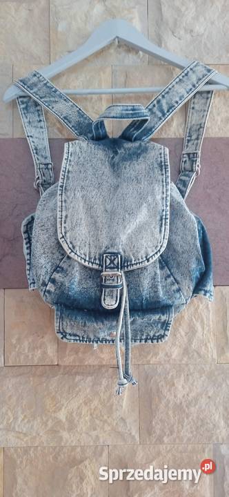 Plecak jeansowy marmurkowykolor Jasieniec sprzedam