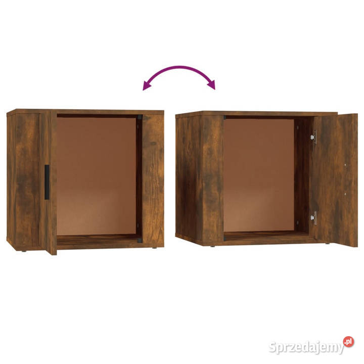 Szafka nocna przydymiony dąb 50x39x47 WM816698 Warszawa