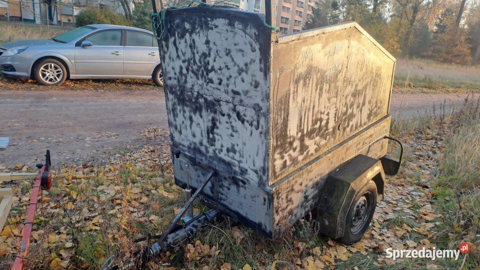 Przyczepa dmc 500 z hamulcem najazdowym Żary