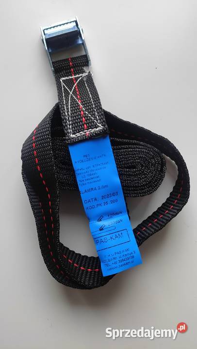 Pasy transportowe z klamrą zaciskową 25 mm x 2 m sprzedam