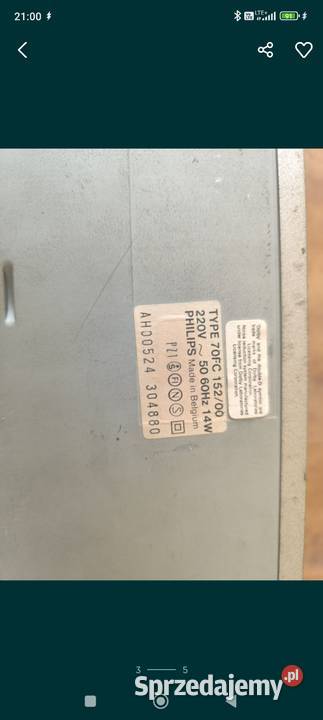 sprzedam magnetofondeck Philips fc152 sprzedam