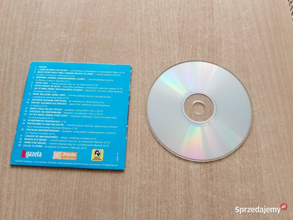 PŁYTA CD Słowo Papieża pierwsza pielgrzymka 1979 CD wielkopolskie Oborniki sprzedam