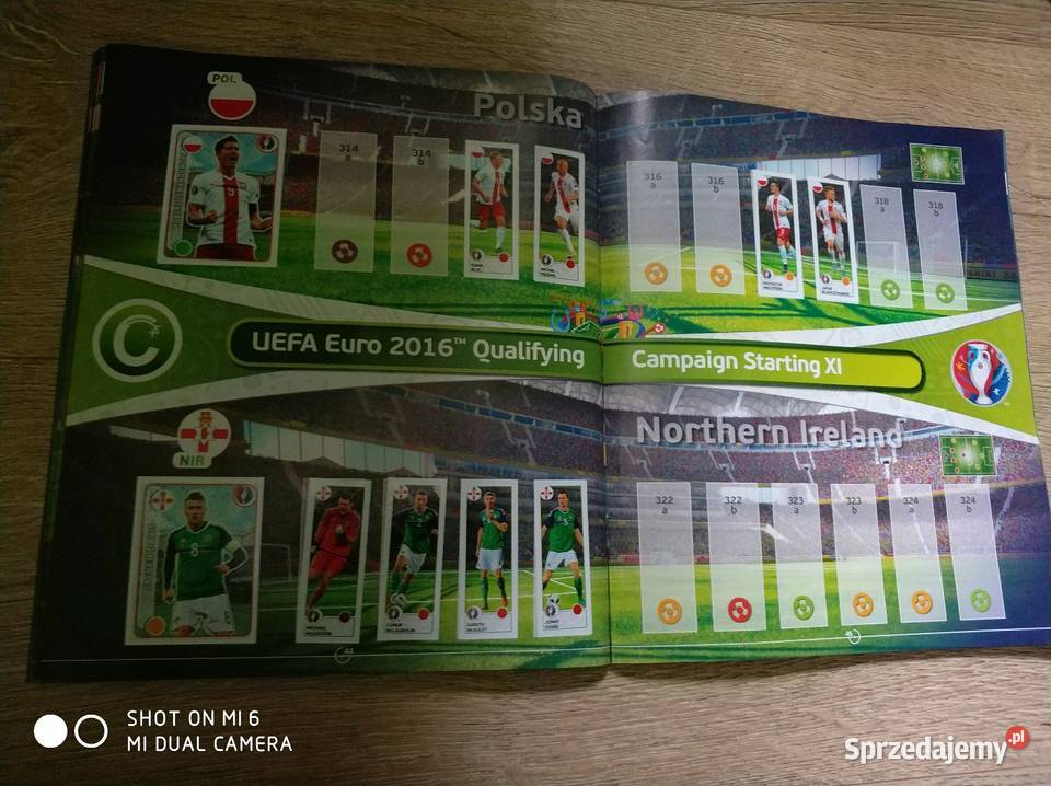 Panini Album Euro 2016 France Rok wydania 2016 Warszawa