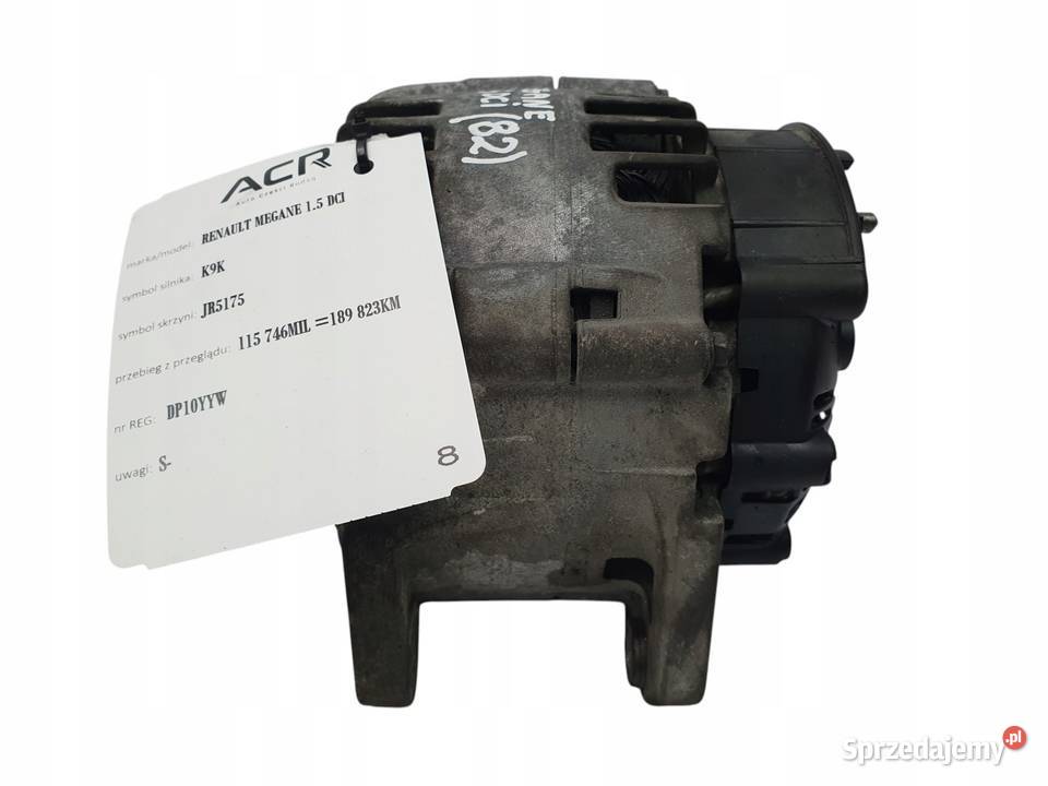 ALTERNATOR Renault Megane III 15 DCI 210044443 Chełm sprzedam