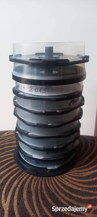 Pudełko okrągłe etui tuba case na płyty CD DVD