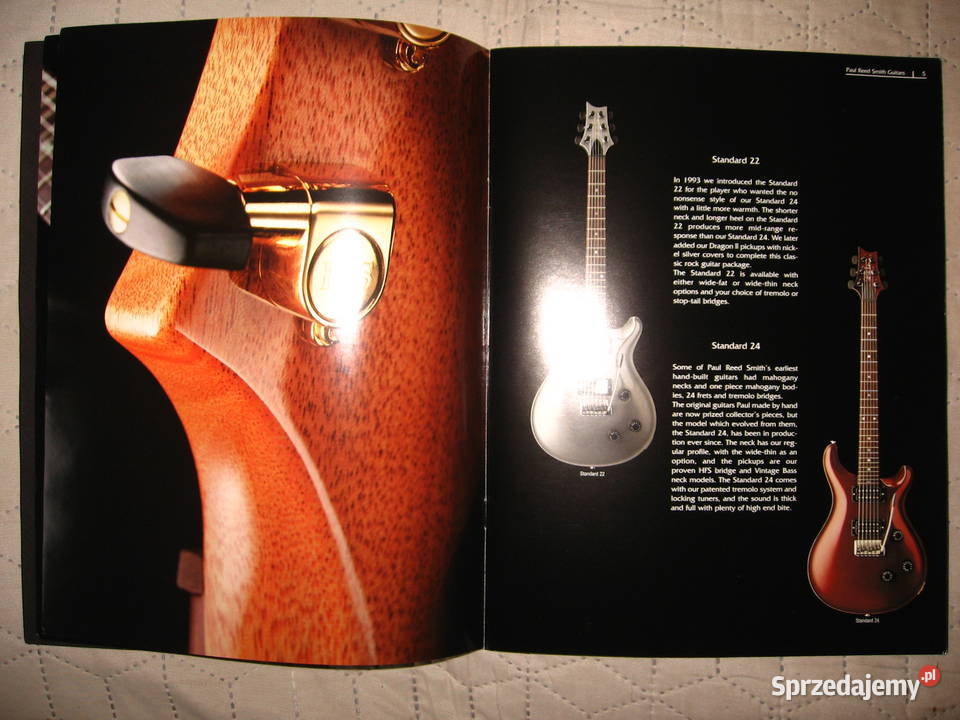 PRS Paul Reed Smith Guitars 2000 katalog gitar pomorskie Kępice