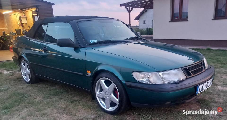 Saab 900 SE Cabrio 20 TB skórzana tapicerka Szuminka