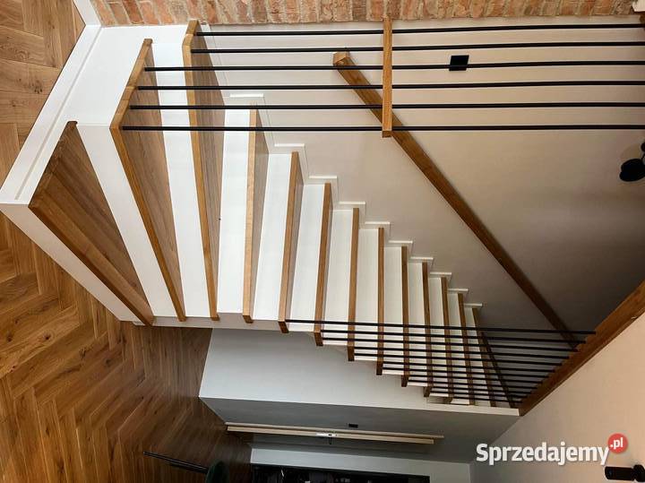 Schody drewniane da jesion belki stalowe śląskie Częstochowa
