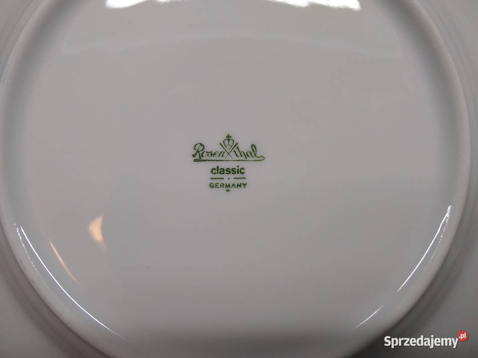 Talerz płytki Rosenthal Biała Maria 6