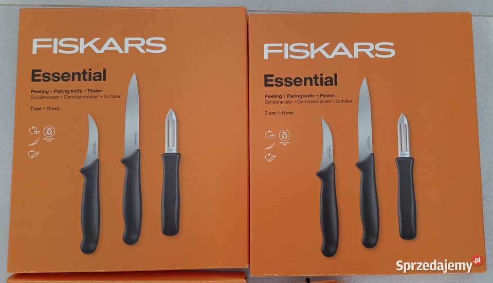 FISKARS zestaw noże nożyczki obieraczka warmińsko-mazurskie sprzedam