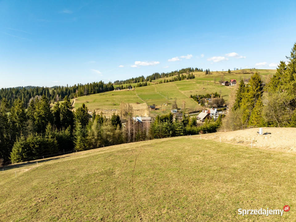 DZIAŁKA Z PANORAMĄ NA TATRY Nieruchomości małopolskie Rzepiska sprzedam