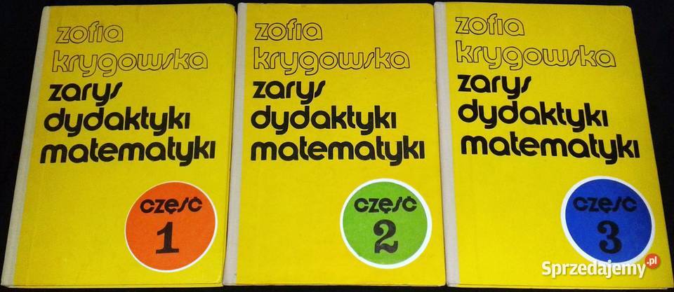 Zarys dydaktyki matematyki Część 123 Zofia Rok wydania 1979 Chełm