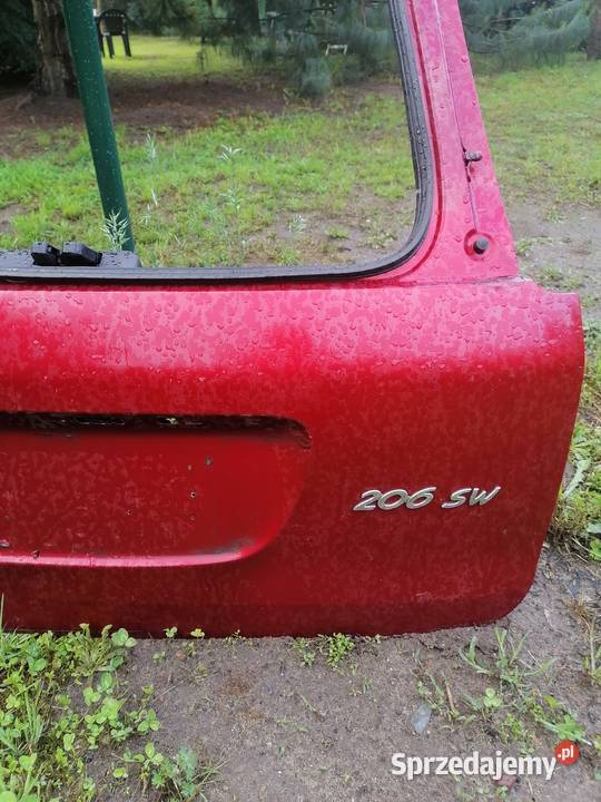 Klapa bagażnika peugeot 206sw EKQ Rokietnica