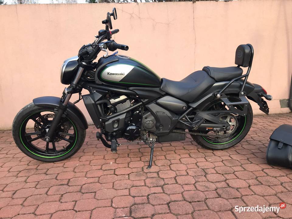 Kawasaki Vulcan S 650 kufry licznik biegów