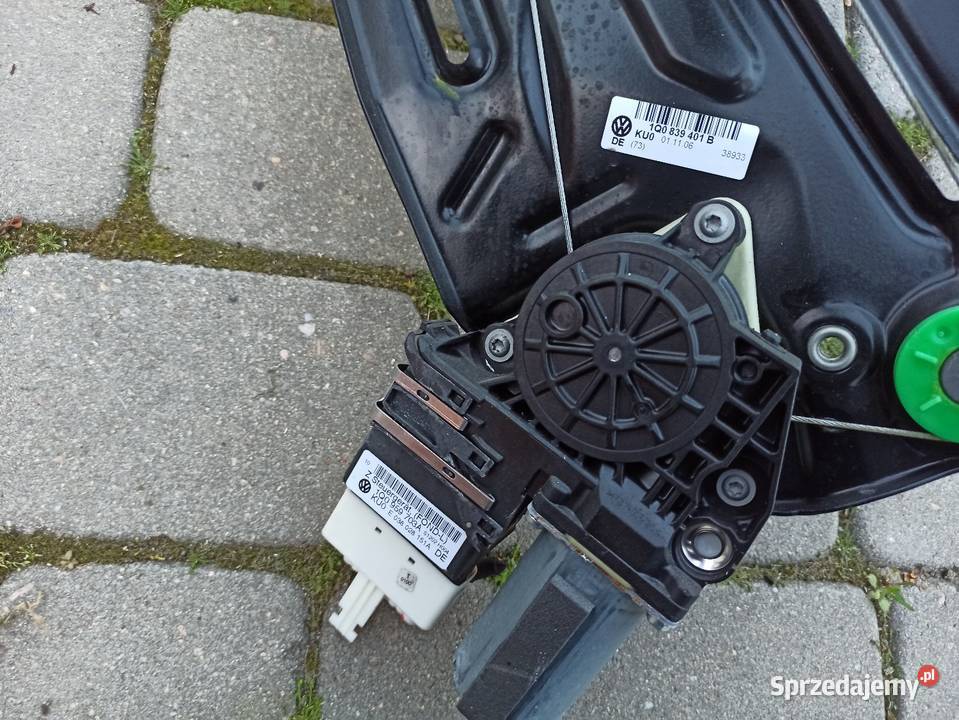 VW EOS SZYBA MECHANIZM PODNOŚNIK SZYBY LEWY osobowe Bolesławiec